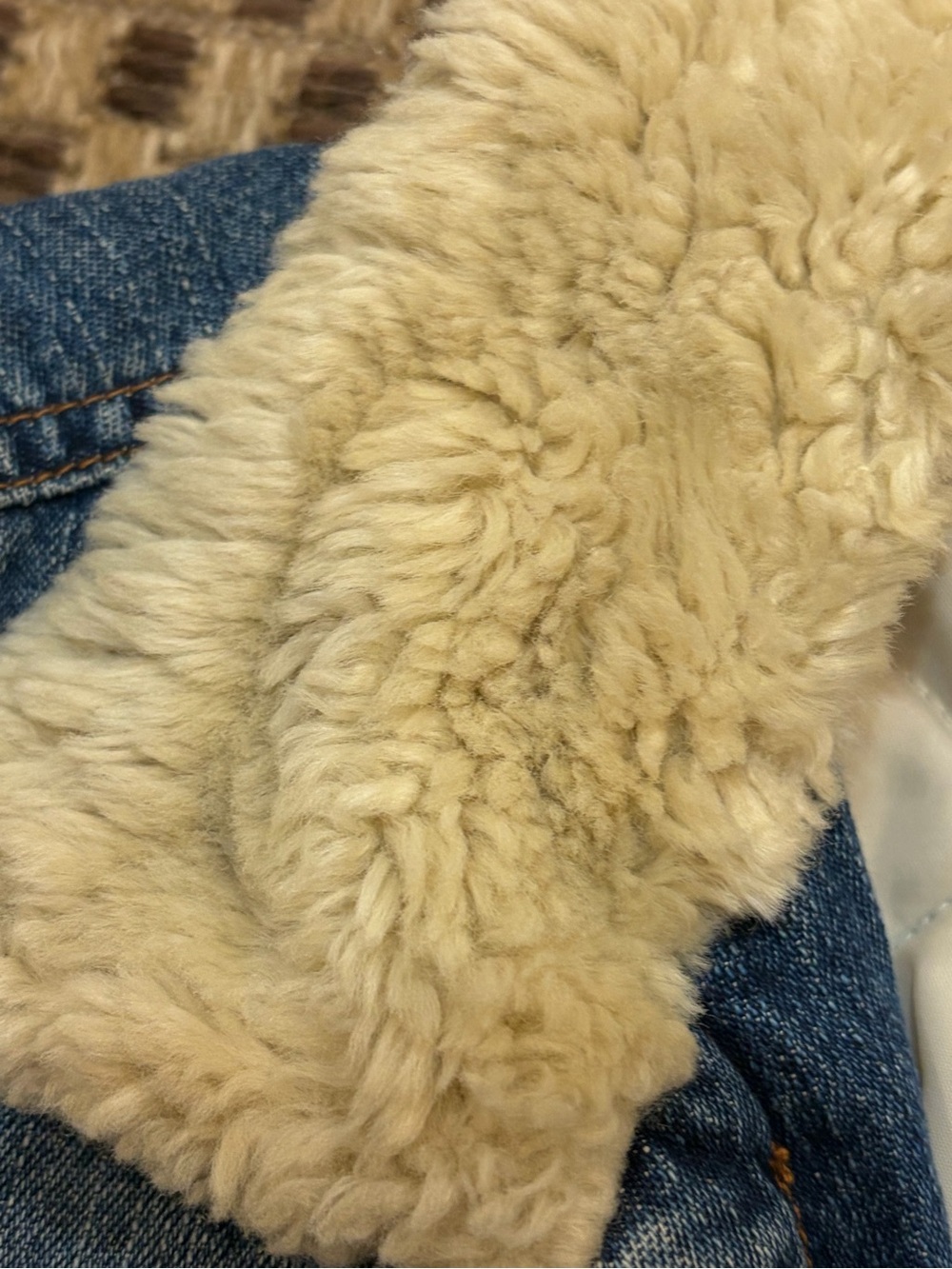 Vintage 2004 Hollister Sherpa Denim Full Zip Jacket Size XS EUC - Picture 5 of 8